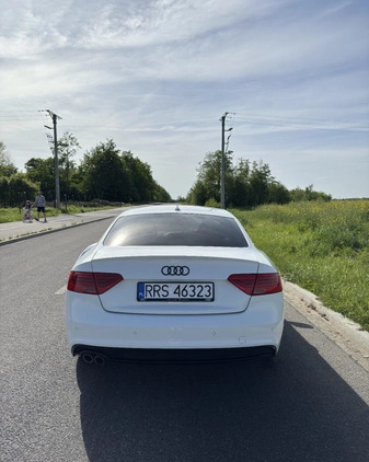 Audi A5 cena 46900 przebieg: 156951, rok produkcji 2015 z Ropczyce małe 352